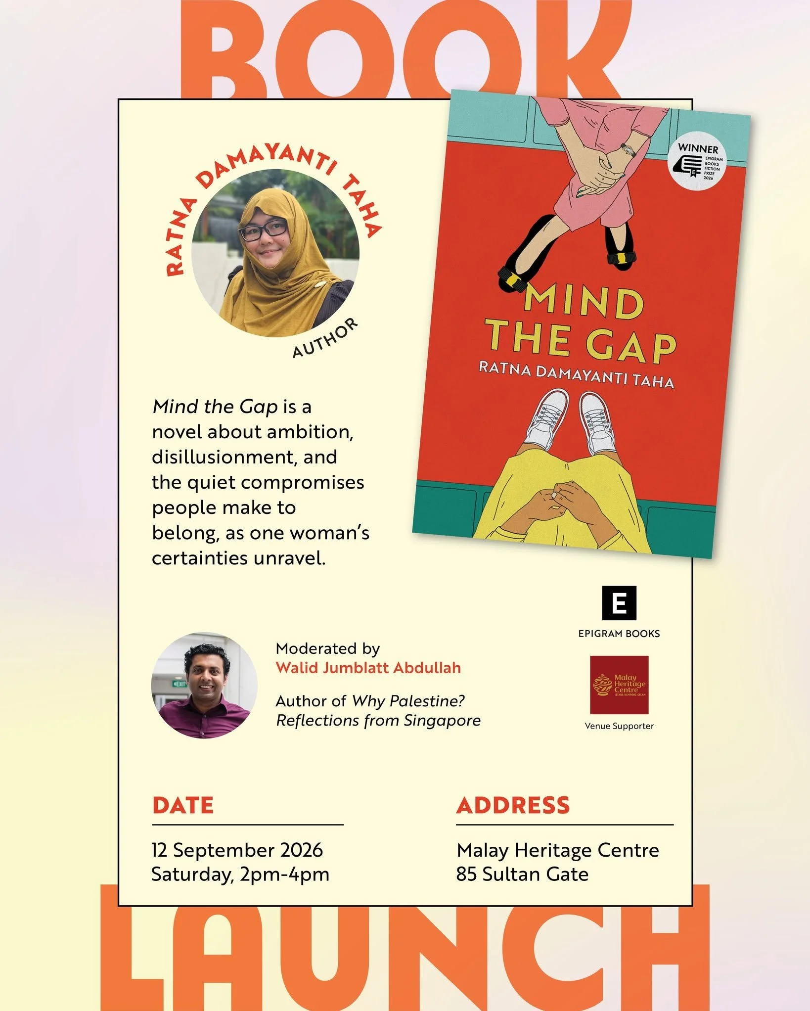 BOOK LAUNCH: "Mind the Gap" by Ratna Damayanti Taha (Epigram Books)