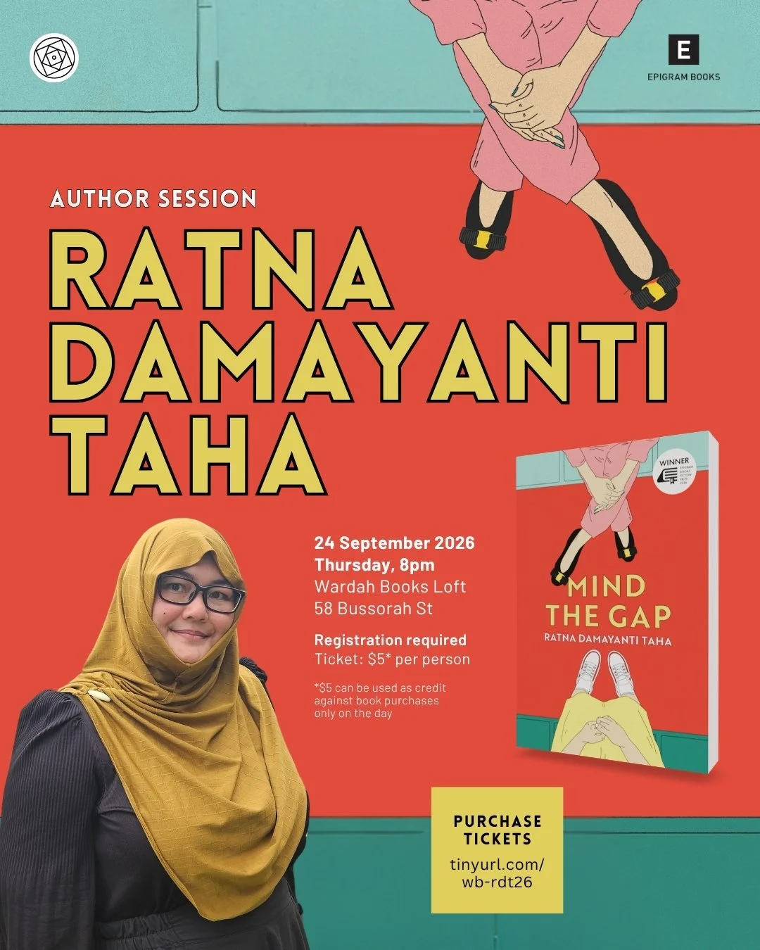 AUTHOR SESSION: "Mind the Gap" by Ratna Damayanti Taha (Epigram Books)