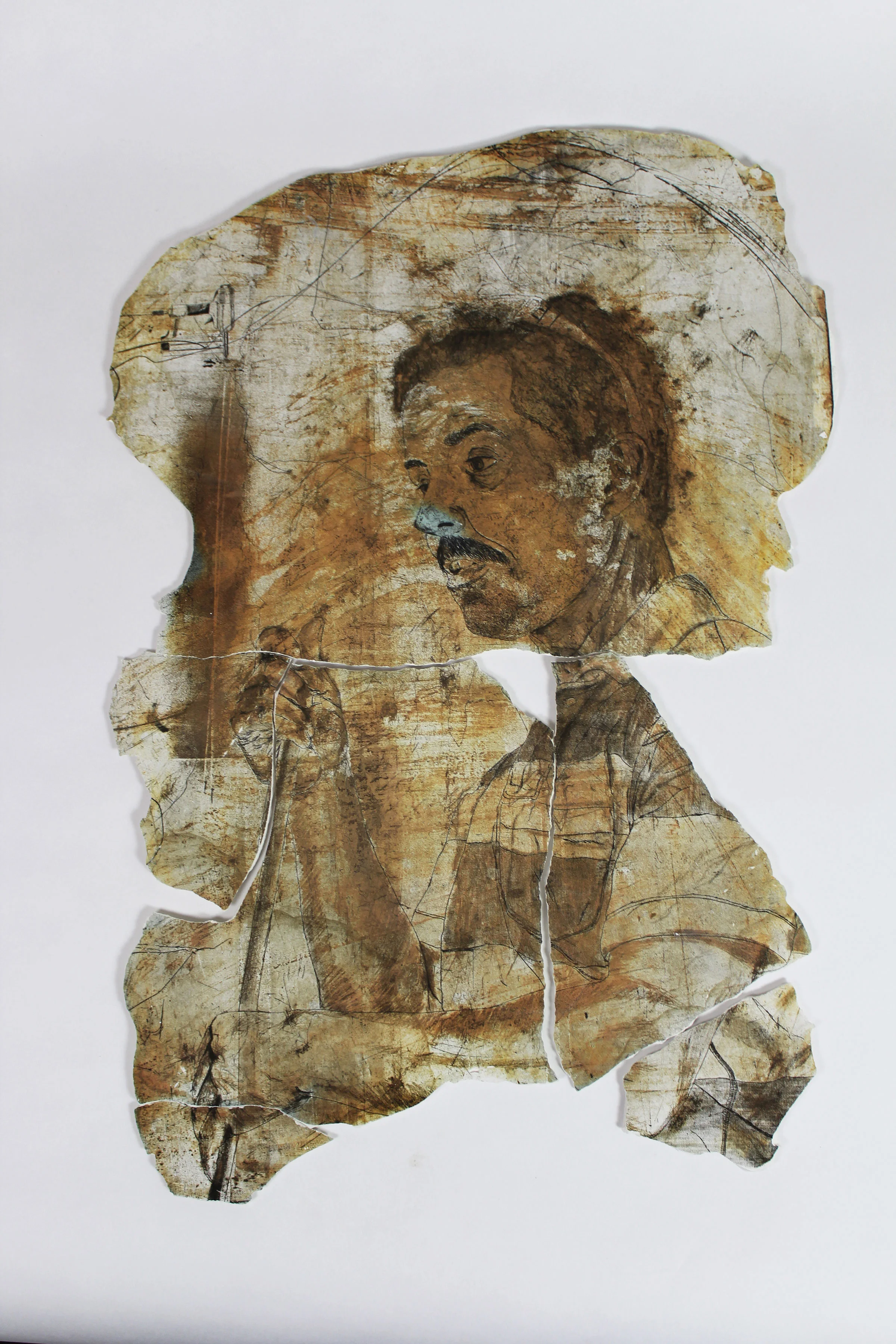 Jefito (detail) , by MFA candidate Marco Sanchez