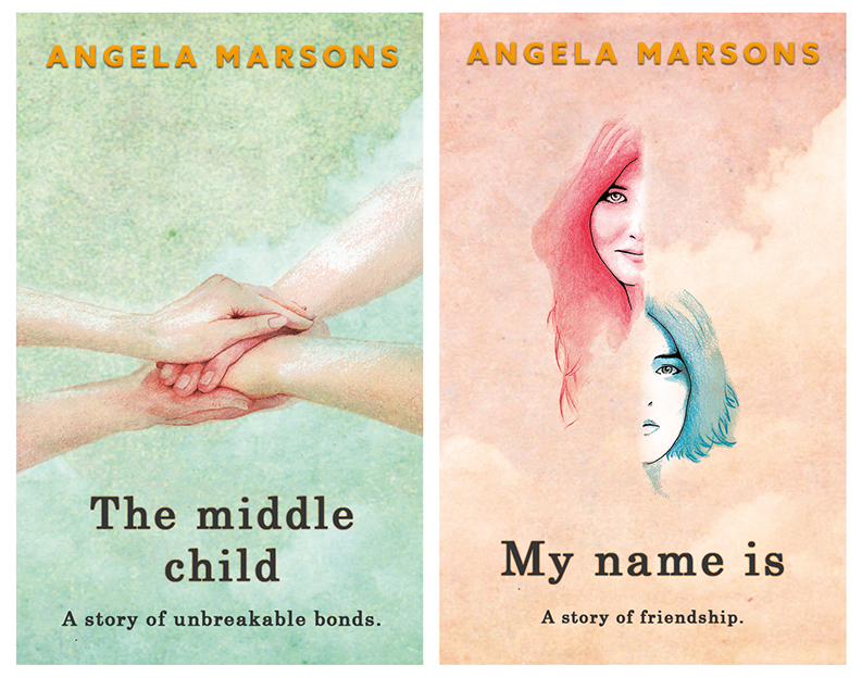 Book cover designs - pencil, ink and digital