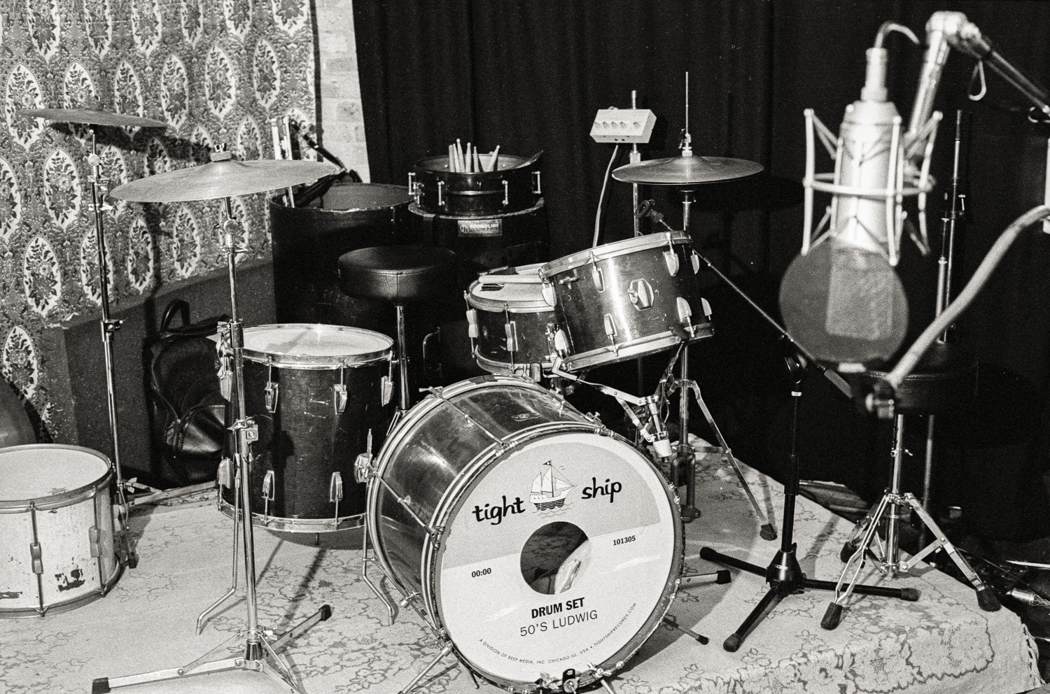  Tight Ship drum set, North Branch Studio, Chicago. 