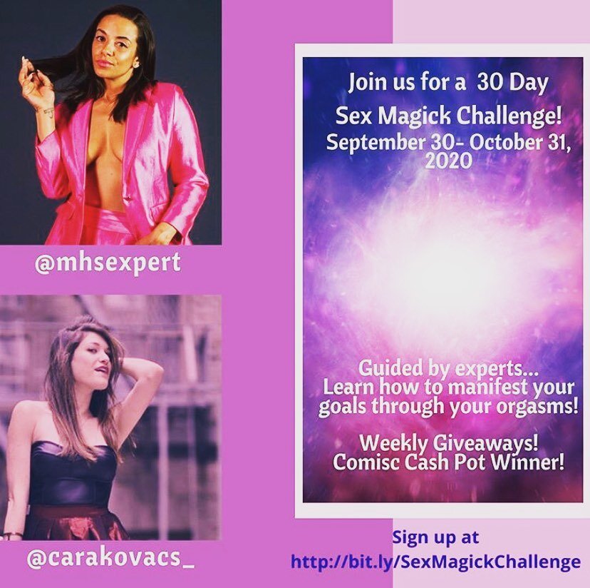✨ Let&rsquo;s make some #Magick ✨ 

Orgasms carry a lot of powerful energy and you can direct that energy into manifesting your goals! Yes, ✨Sex Magick✨ can change your life it&rsquo;s changed mine and really helped me connect mind and body... 

Sex 