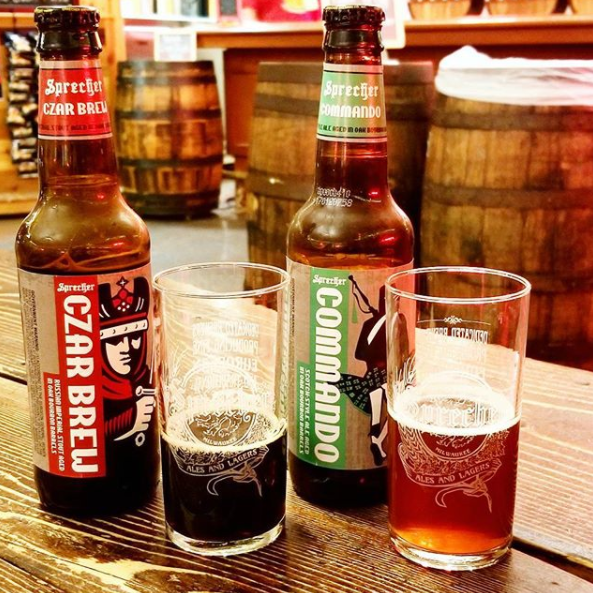 Sprecher Brewing "Czar" and "Commando"