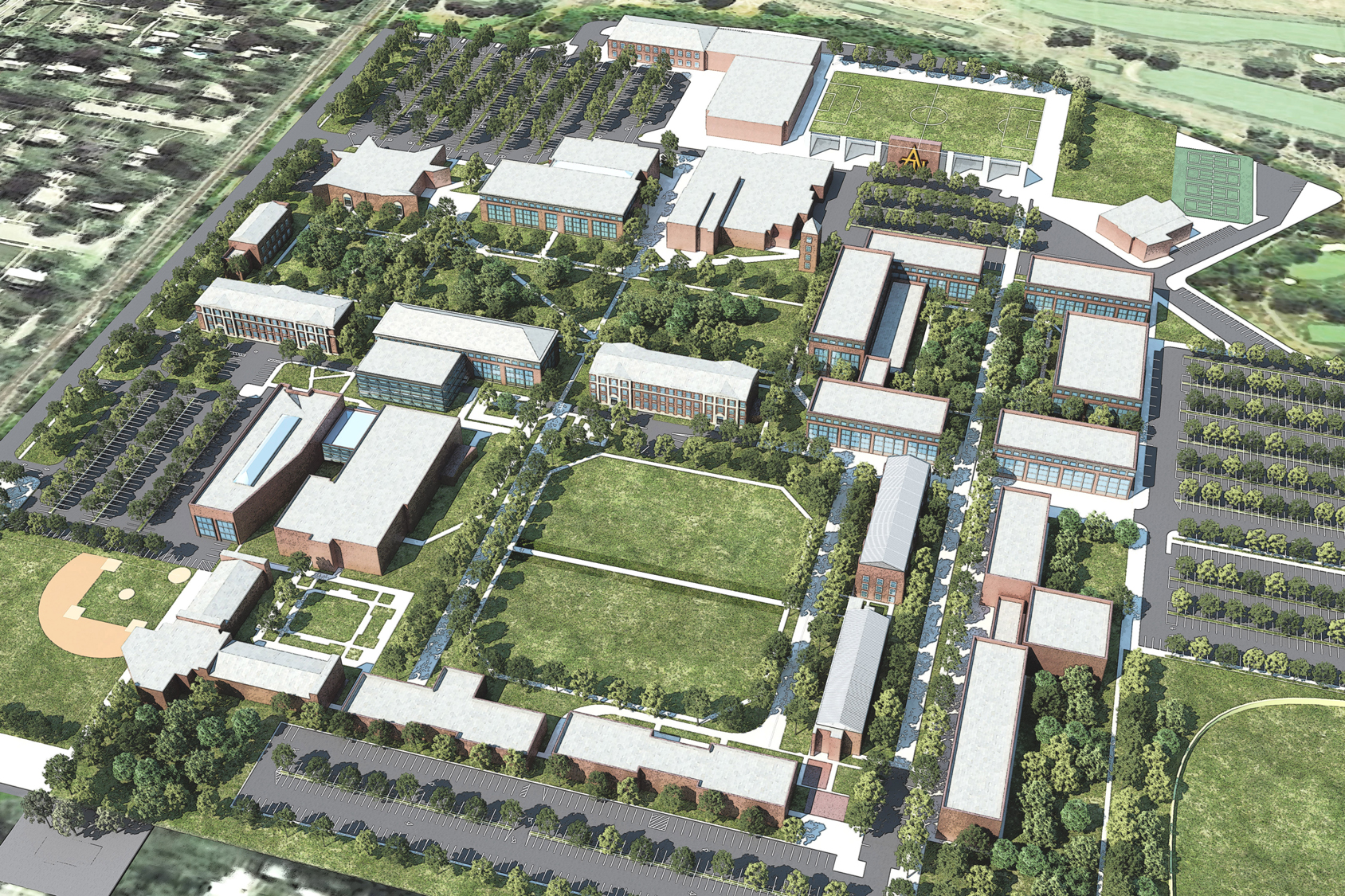 Adelphi University, Master Plan and New Building Pre-Design Garden City, New York After the recent completion of their strategic plan, Adelphi 2015, Adelphi University selected H3’s team to complete a facilities master plan update and pre-design