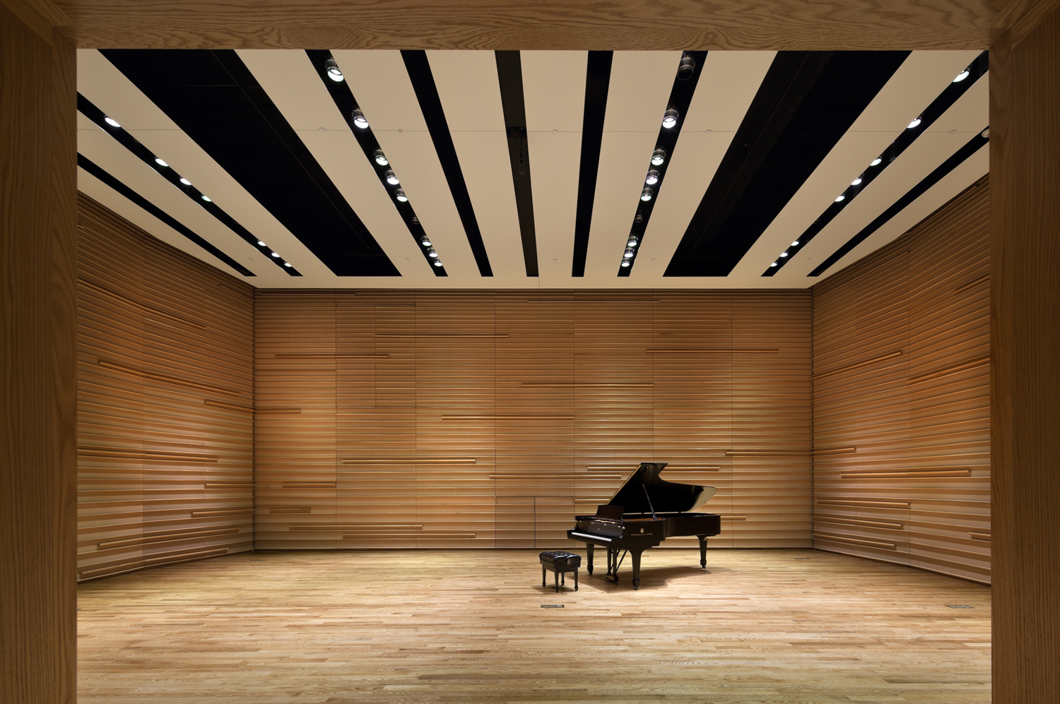 Orchestra of St. Luke’s, DiMenna Center for Classical Music New York, NY The DiMenna Center transformed the lower half of a concrete Off-Broadway theater building into the City’s first rehearsal and recording facility designed for classical music
