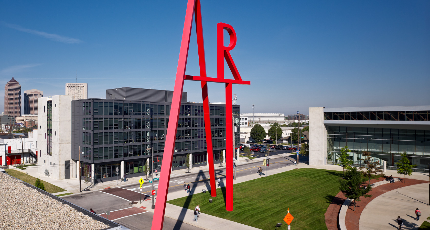 PROJECT: Columbus Cultural Education Center LOCATION: Columbus, Ohio CLIENT: Columbus Museum of Art COMPLETION: 2000 SIZE: 20 Acres Based upon HHPA’s recommendation for the Columbus Museum of Art to remain at its current site, it was decided that a comprehensive master plan was necessary to determine how the Museum might best expand, while creating a synergy with its neighbor, the Columbus College of Art and Design. Concepts for the District evolved through workshops with staff and Board members of both institutions, adjacent property owners, interested organizations and city representatives. The plan demonstrates the physical and financial benefits of two organizations working together to achieve an overall vision for long term development. HHPA’s Master Plan provides: • Options for Museum’s expansion • Potential building sites for the College’s expansion; • An overall parking strategy to meet the needs of both institutions; • The creation of Art/Park - a parking structure featuring ground floor contemporary arts exhibition space and the closing of Gaye Street to create a linear Arts Walk; • The introduction of ground floor retail and other pedestrian amenities in certain buildings; and • A landscape concept plan to bolster the image and identity of the area. Elements such as parking, landscape, open space and exhibition space will be shared between the two entities. The District will also become an important destination in the downtown, enhancing economic revitalization of surrounding properties. HHPA and the client were awarded the City of Columbus’ 2000 Award of Excellence for Planning - “Plan It” Columbus 2000.