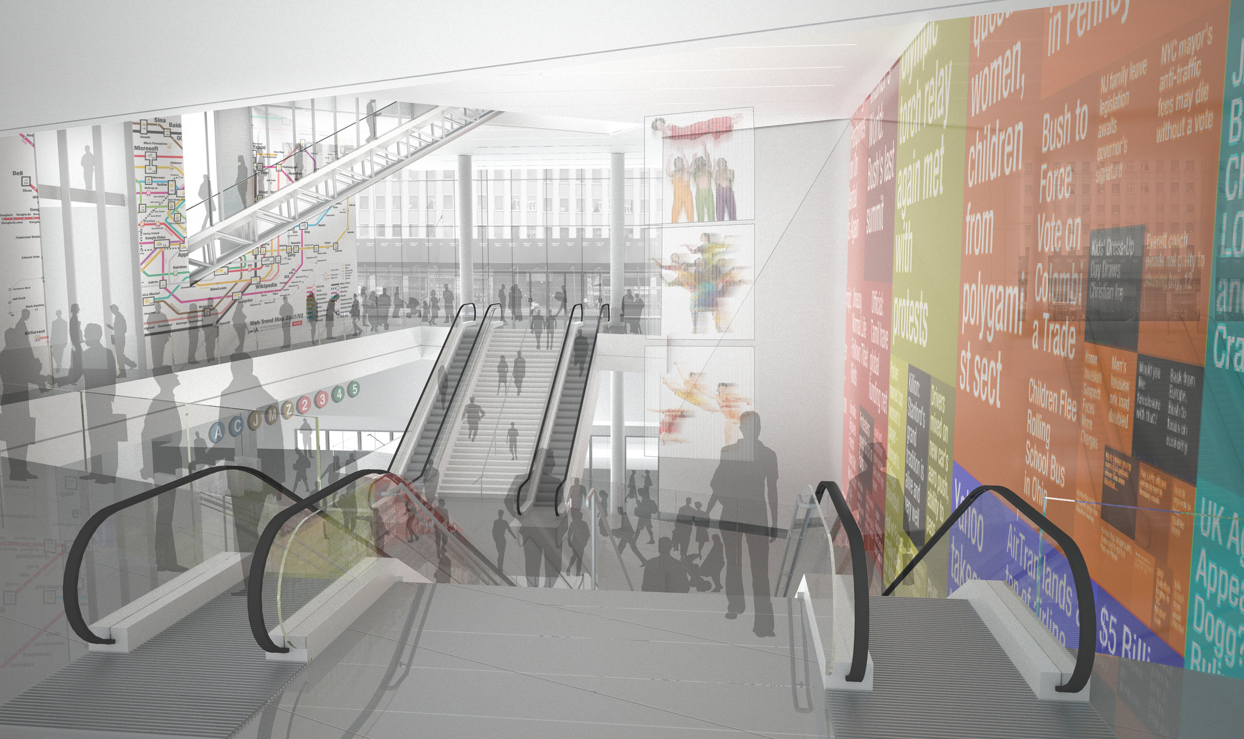 Lower Manhattan Theater New York, NY H3’s study for a new cultural and performing arts facility envisions an innovative home for the arts in Lower Manhattan, fostering interdisciplinary exchanges between a broad range of artists and audiences. Lo