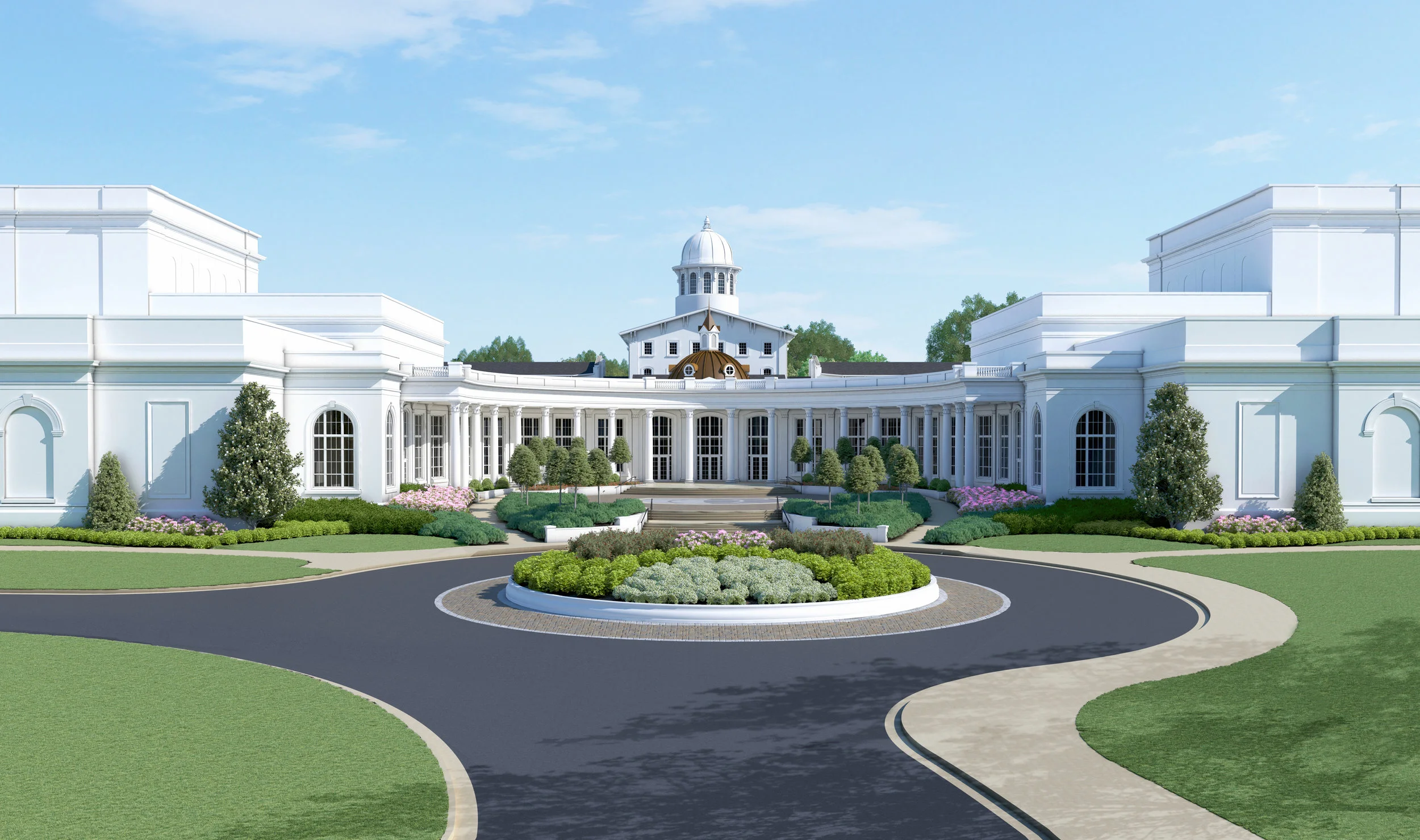 PROJECT: University of Alabama Performing Arts Academic Center LOCATION: Tuscaloosa, Alabama CLIENT: University of Alabama SIZE: 114,000 SF ANTICIPATED BUDGET: $75 Million H3 is currently completing documentation for a new 130,000 SF Performing Arts Academic Center at the University of Alabama. The project will include four performance venues, a 450 Seat Dance Theater, a 350 Seat Drama Theater, a 250 Seat Studio Theater and a 100 Seat Dance Studio Theater, along with production studios and rehearsal space and will be located on the recently acquired Bryce Hospital property. The new PACC, which will connect to the restored Bryce Main Building, will be the centerpiece of a vibrant new nucleus of campus and will provide students and arts patrons the highest level of performance facilities in a setting of unparalleled beauty. The new PAAC, takes notes from the historic Bryce structure and complements the original 1853 white stucco facades. H3 conducted an extensive review of the Theatre and Dance department requirements to establish a spatial program to support their faculty, student and production needs. Special attention was paid to the dance program, providing expanded dance rehearsal space, to support the accreditation by the National Association of Schools of Dance. The expanded program provides space needed to create and collaborate within new experiential learning environments that are necessary to draw top students and retain faculty. The new facility is designed to provide students with professional level environments that will support their transition into the professional workplace. • Studios are sized and equipped to match commercial studios for costume, scenery, production and lighting design. • Adjustable acoustics are provided in all performance spaces. • Performance floors are precisely engineered for dance and drama performances. • State of the art lighting, audio and video production equipment is integrated into all teaching spaces. When completed, the Performing Arts Academic Center will become one of the most iconic and visited buildings on the University of Alabama campus—bringing student artists, faculty mentors, arts lovers, community members and visitors together to explore the human condition through the arts in a remarkable, one-of-a-kind facility.