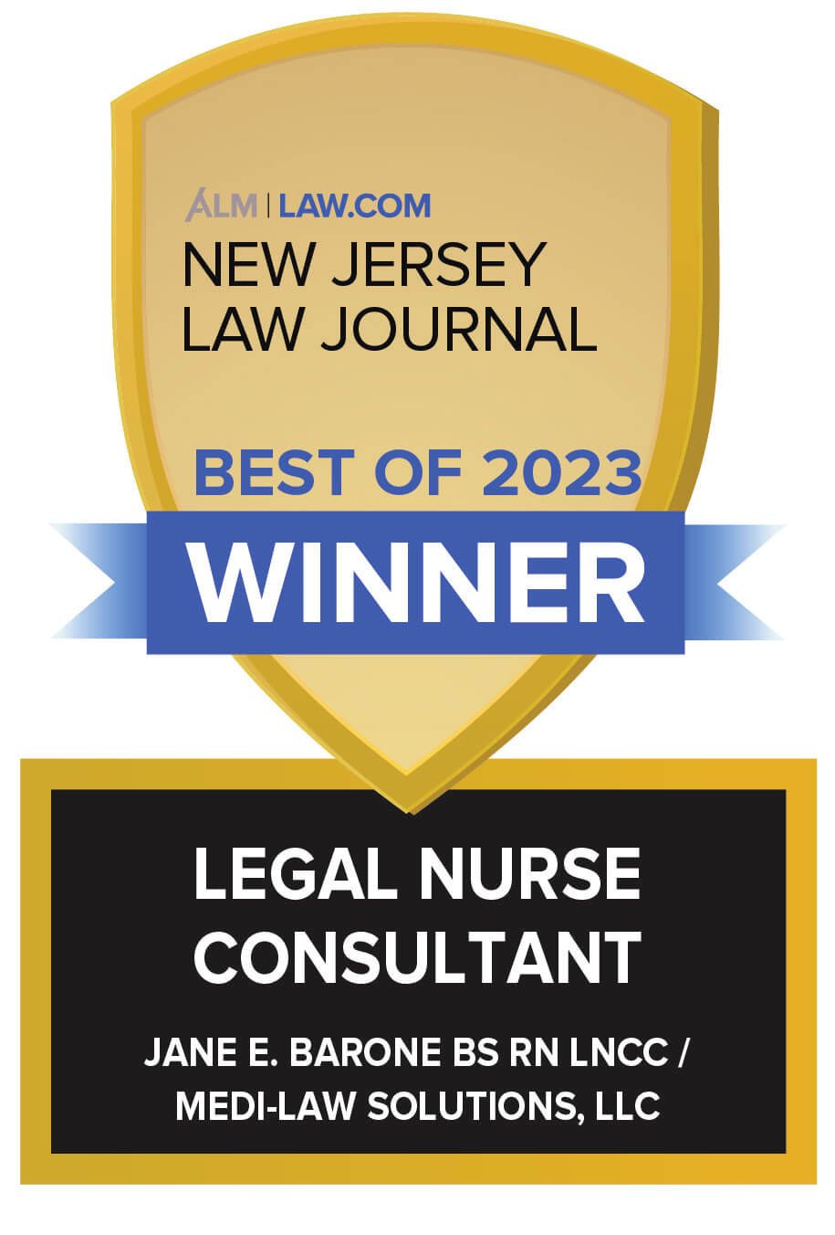 Medi-Law_Legal Nurse Consultant Winner Jane E. Barone BS RN LNCC  Medi-Law Solutions, LLC_WINNER.jpg
