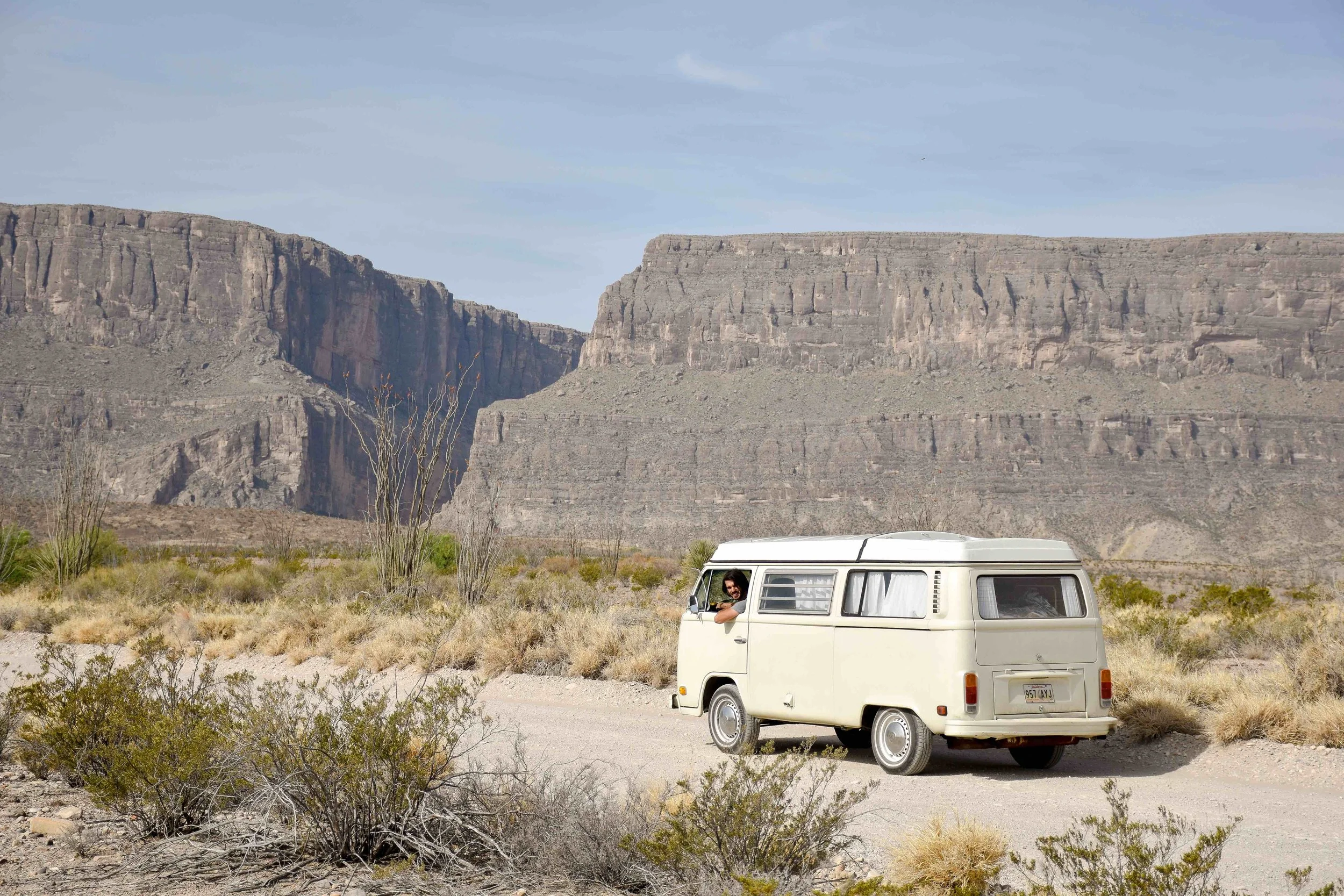 PEARL MAKING THE TREK TO SANTA ELENA CANYON