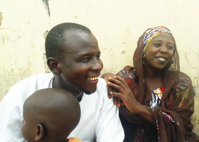 Faisal Musa and wife, Fatima