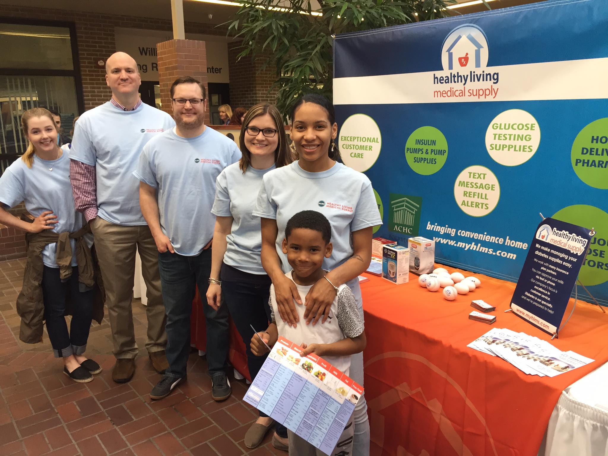The Healthy Living team at the JDRF TypeOneNation Summit, 2017.