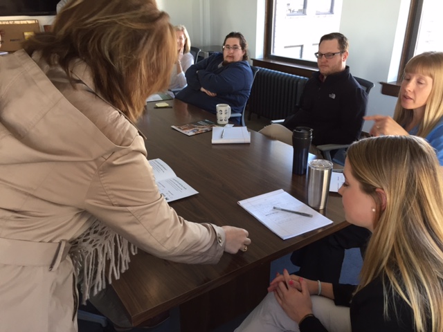 Healthy Living meeting with the V-Go rep.