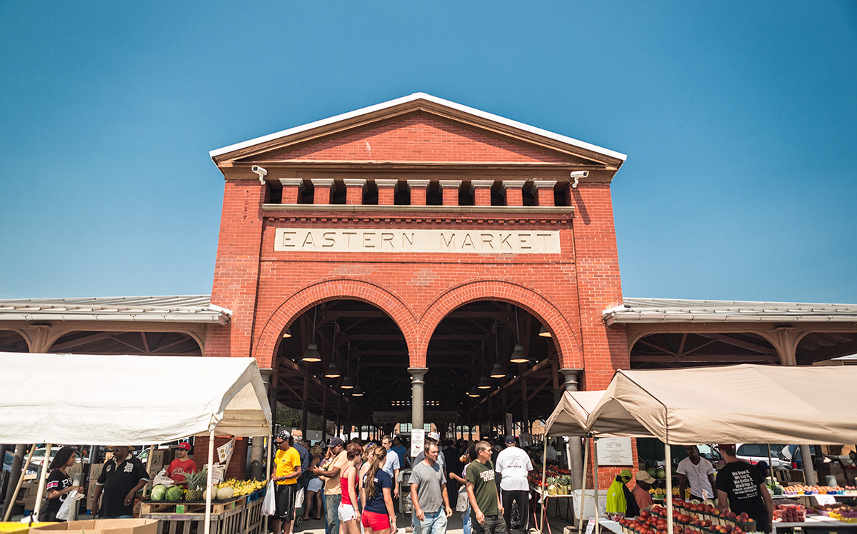 Eastern Market in the Summer (Wikipedia Commons)