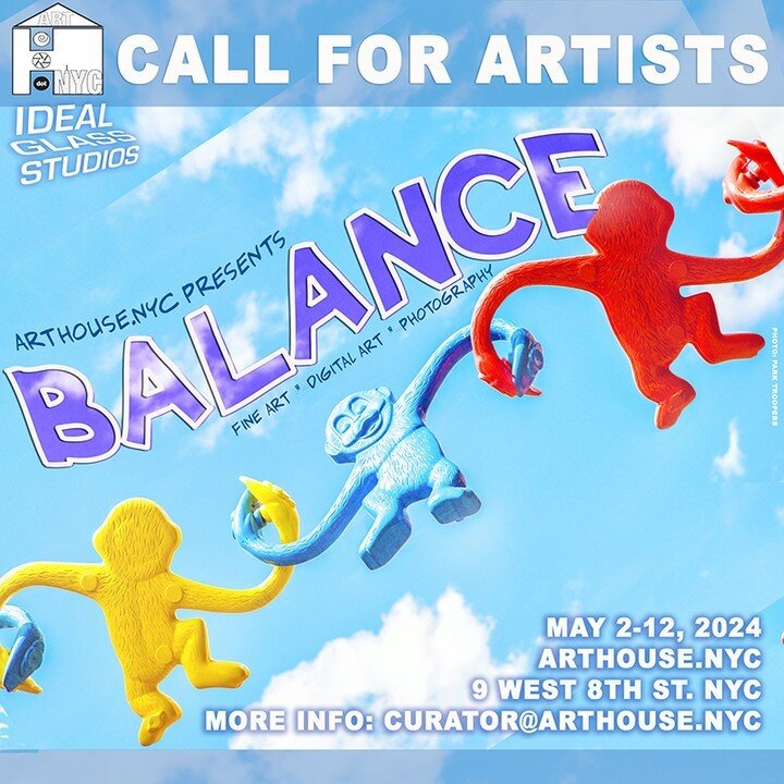 TIME TO GET SPRUNG - NEXT CALL FOR ARTISTS: Come see our latest exhibit @bigscreenplaza and on March 25 @iminthevillage at our space under @idealglass_studios - wanna get involved? submit your work to our next #exhibition: Balance - more info: curato