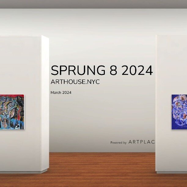Check out the The best of Sprung 8 in VR: https://assets.artplacer.com/virtual-exhibitions/?i=3246

March 25th - Reception @arthouse.nyc - 9 West 18th Street with @iminthevillage - Tix Link in comments.

Also see Sprung 8 at @bigscreenplaza thru Apri
