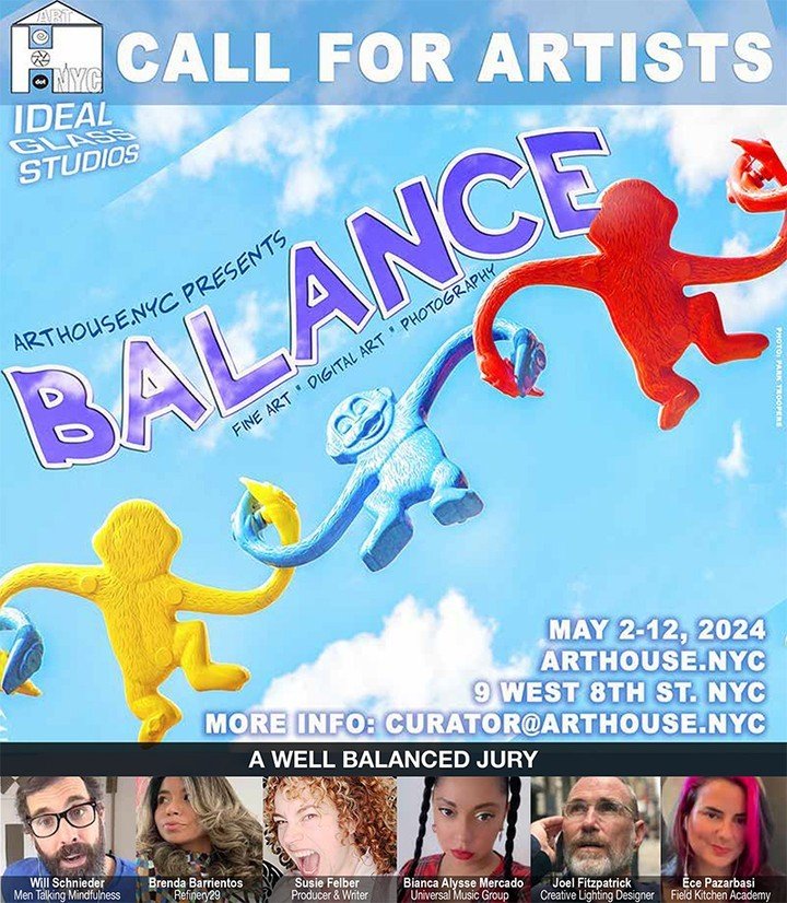 MEET THE WELL BALANCED JURY @ ARTHOUSE.NYC the most interesting and diverse group of creative professionals who specialize in finding balance between: art and life, light and dark, mind and body - a celebrated lighting designer, a producer, journalis