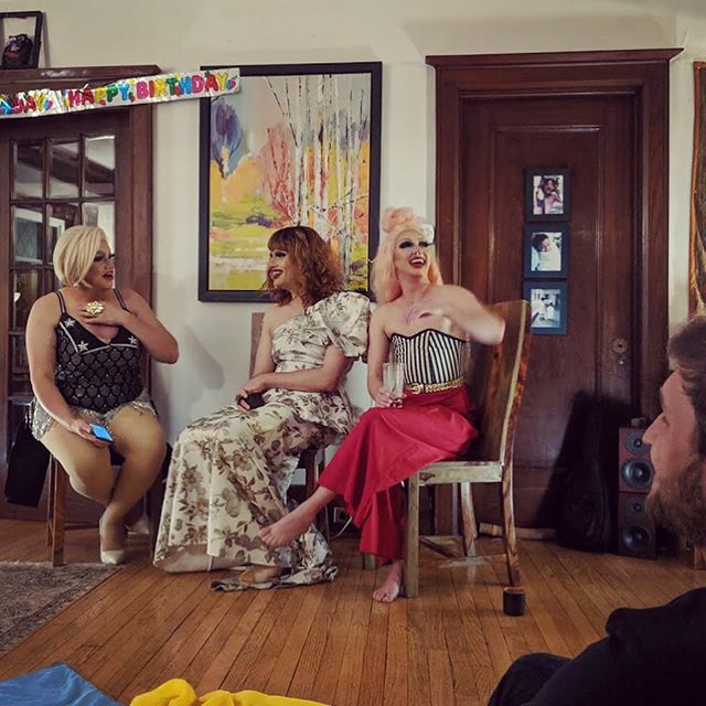 ArteryTalk: Three cornerstones of Toronto&rsquo;s drag community - @tiffany.boxx, @quicklewinsky, and @erinbrockobic - gathered to share their stories and experiences in host Kate&rsquo;s living room. Perspective shifts &amp; connections made by peop