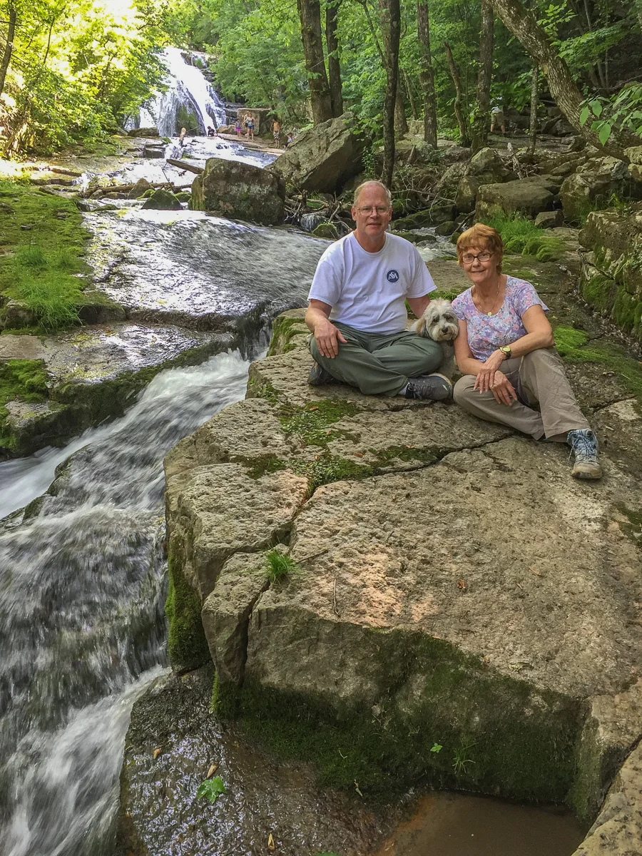 Roaring Run with Connie and Brodie, 2016.