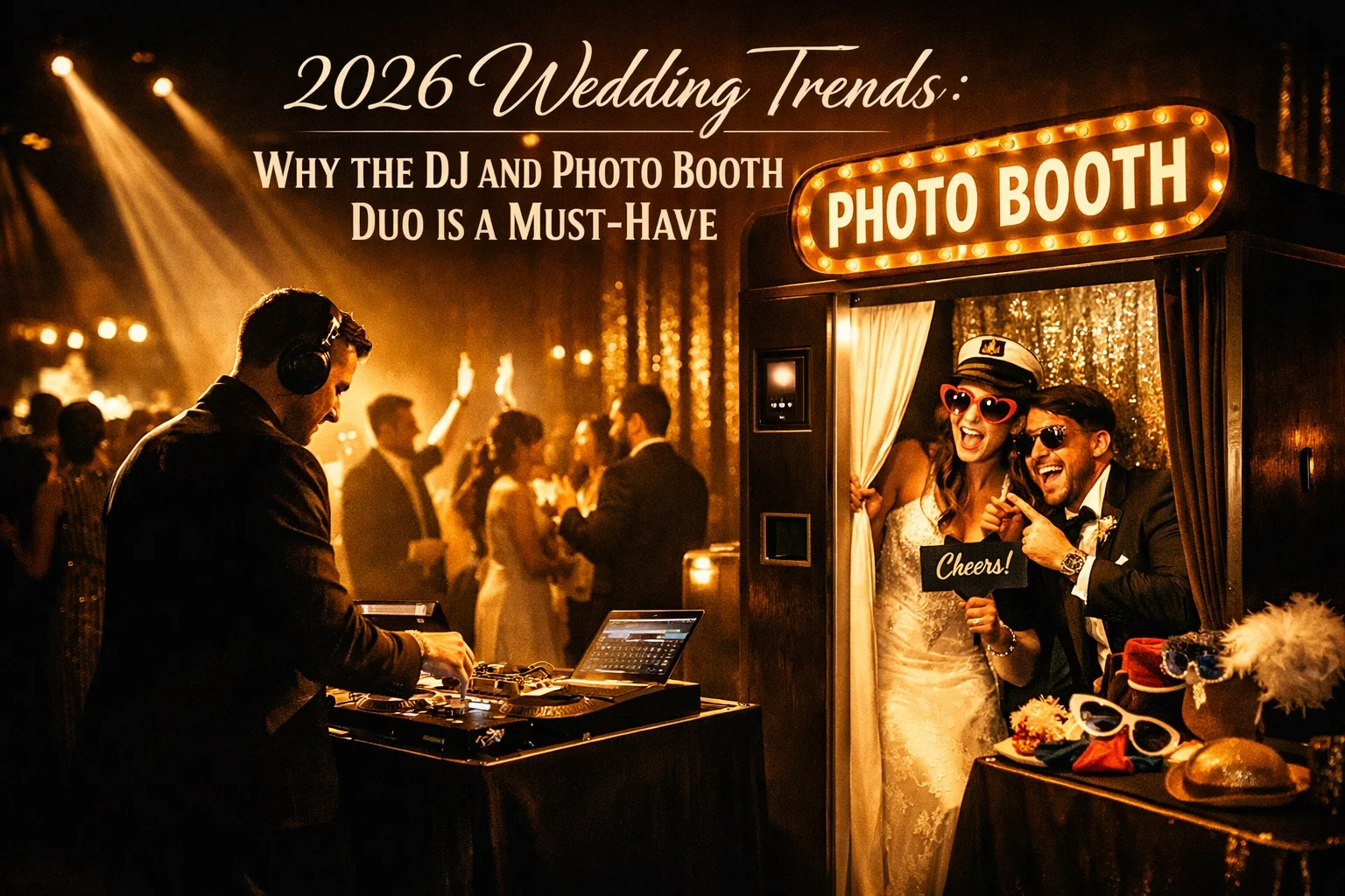 2026 Wedding Trends: Why the DJ and Photo Booth Duo is a Must-Have