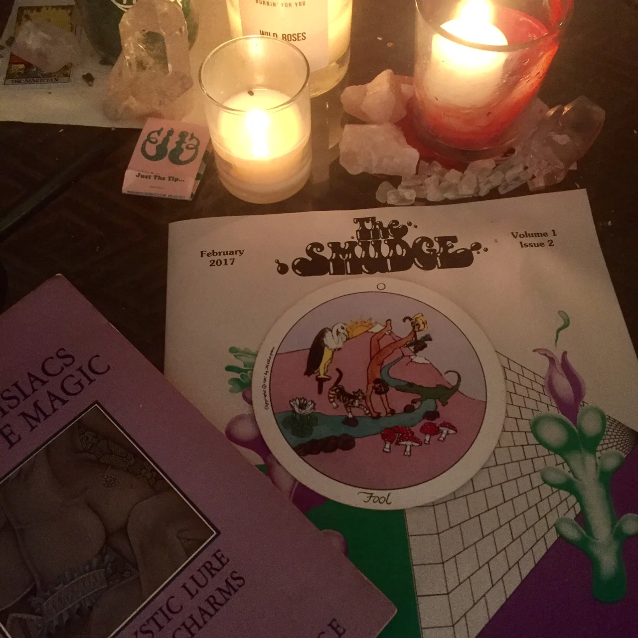 I'm leaping Tarot. I'm leaping. 