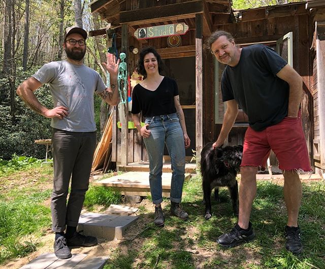 The BAH House &mdash; Rickie Barnett, Lynne Hobaica &amp; Kurt Anderson (all ceramics artists in some fashion) have all moved here from the West Coast over the past few years. They all highlighted the value of the artist community in the Toe River re