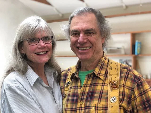 John D. Richards and Claudia Dunaway (@claudiadunaway) make up 2/3 of Yummy Mud Puddle. John uses a lot of &ldquo;junk&rdquo; and recycles it into his pieces which he considers &ldquo;very mixed media.&rdquo; After 40 years of pottery, Claudia has ma