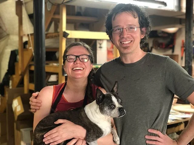JR &amp; Kristen Page (@pagepottery) met in the professional crafts program at Haywood Community College. After graduating, they decided to open a studio together where they collaborate each day to create both functional and decorative pieces. Their 