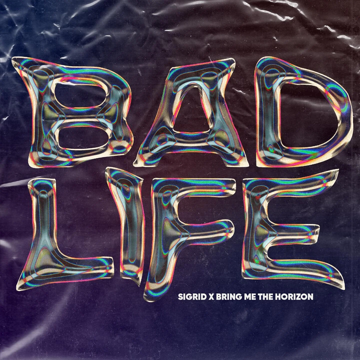Second version of Bad Life. I enjoyed doing this lettering for an outstanding song.
#lettering #holographic #typography #vector #design