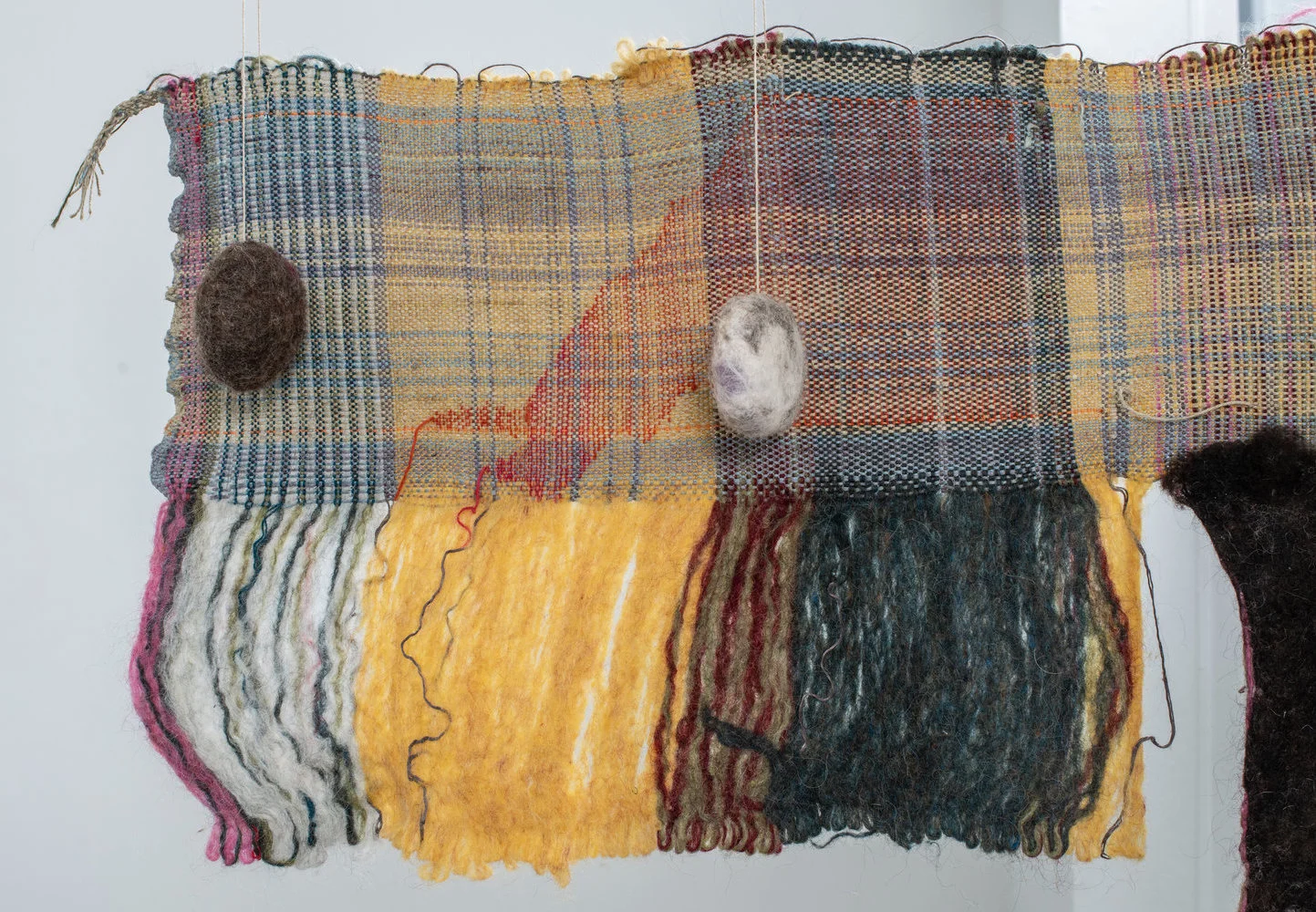 Vagrancies Rules (detail) , 2019, Mixed media, 74 x 158 x 3 in. courtesy of Geary & the artist