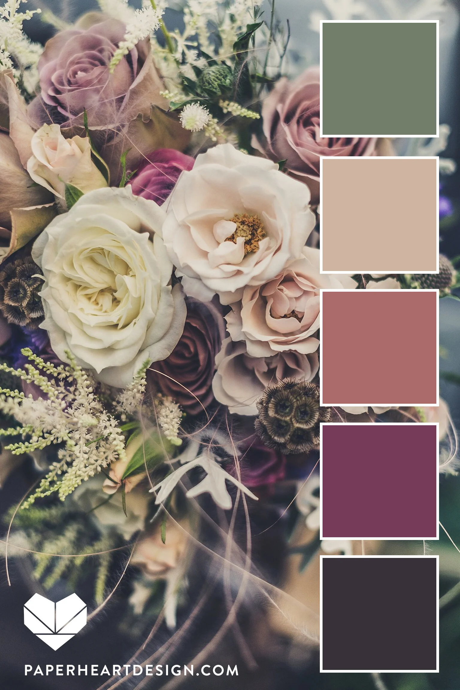 I can’t get enough of these dusty, muted hues!