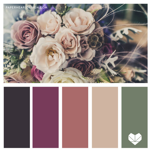 Color Palette: Fantastic Florals — Paper Heart Design