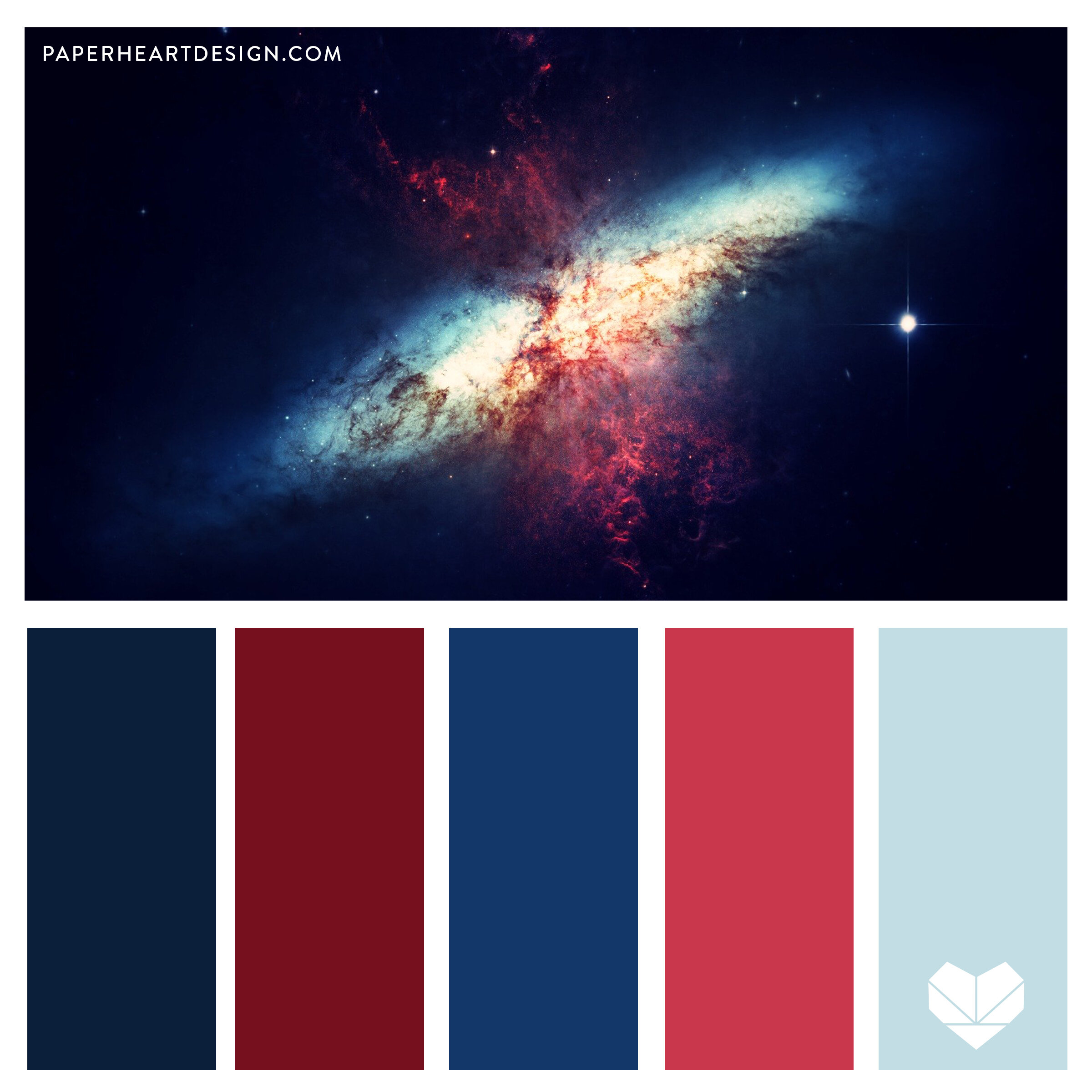 Color Palette: Awesome Space — Paper Heart Design
