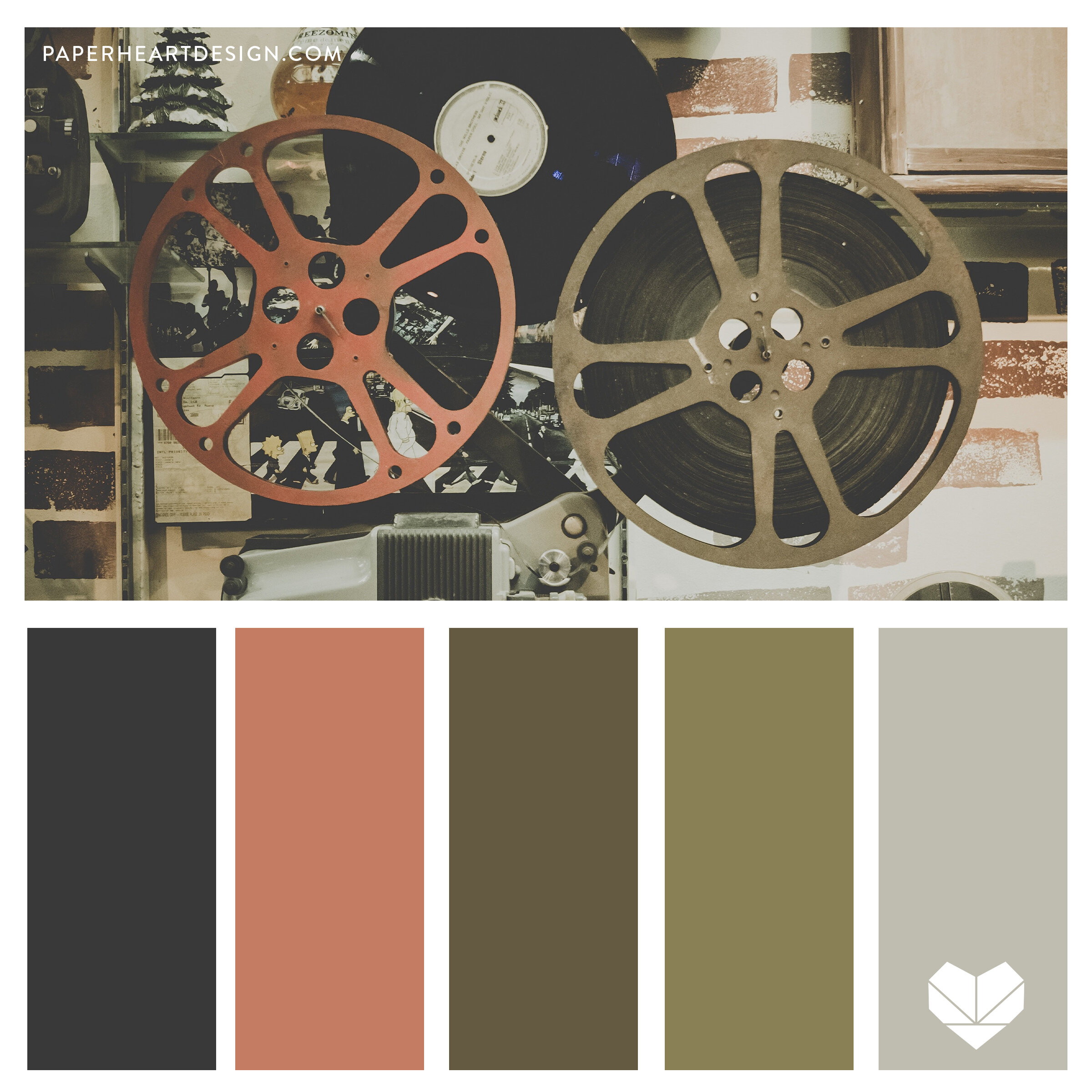 Color Palette: Vintage Vibes — Paper Heart Design