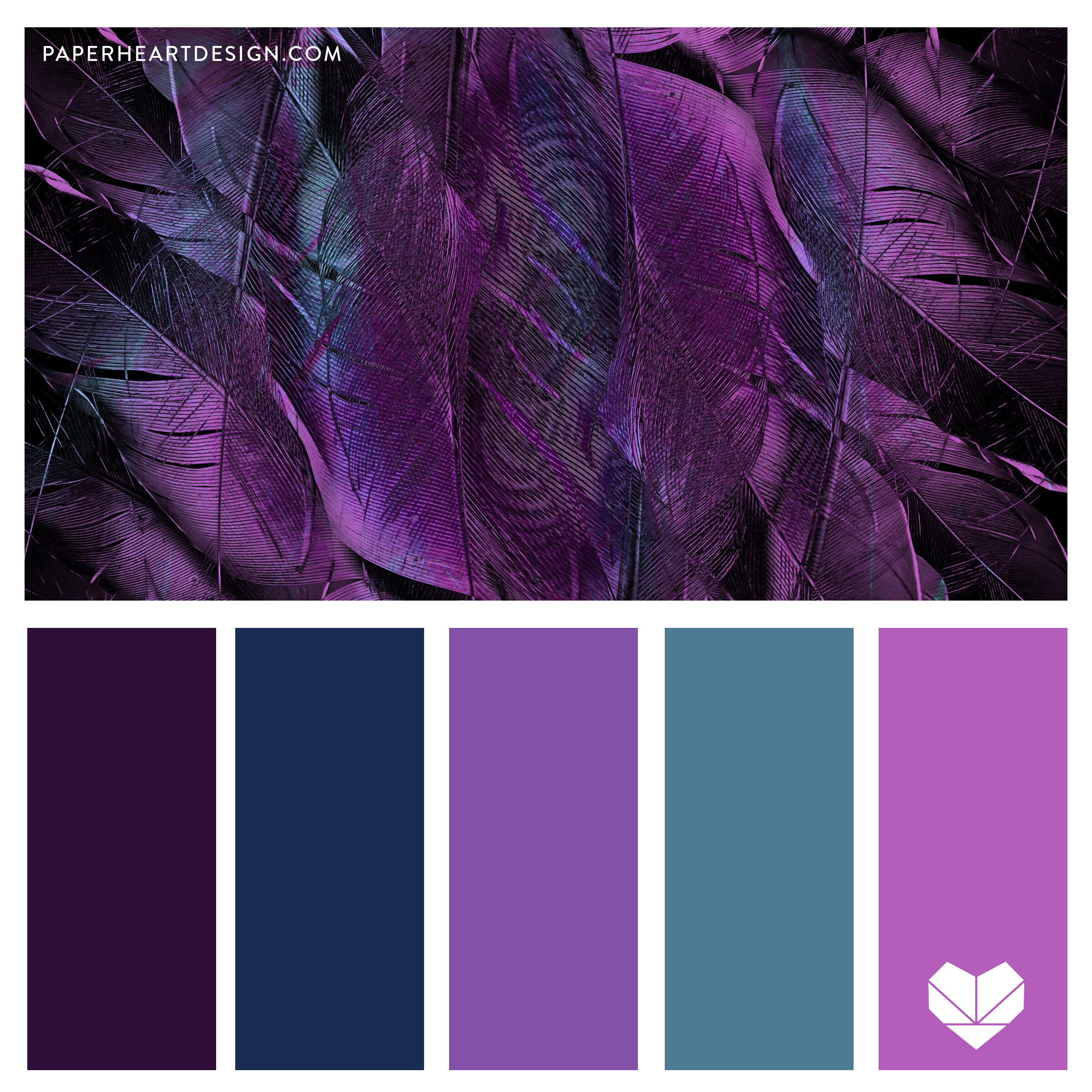 Color Palette: Pleasantly Purple — Paper Heart Design