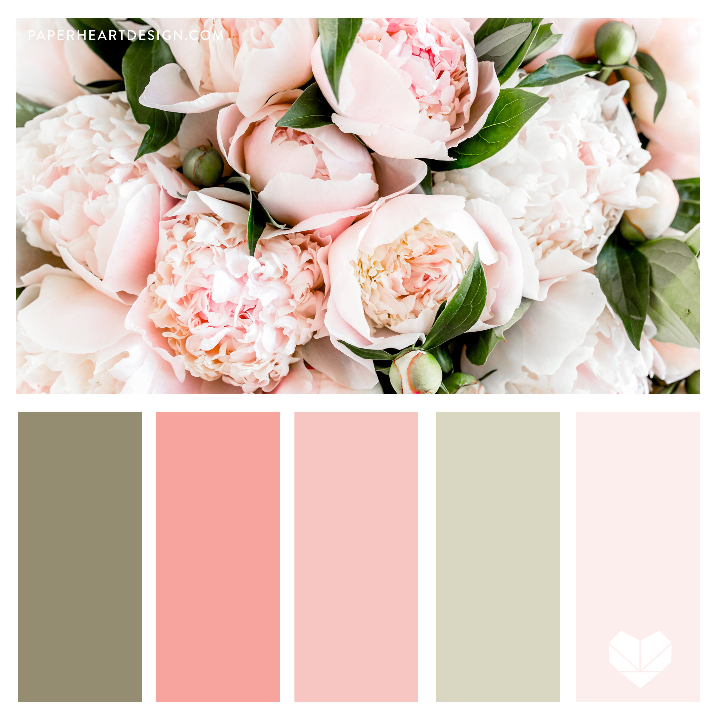 pink white Color Palette