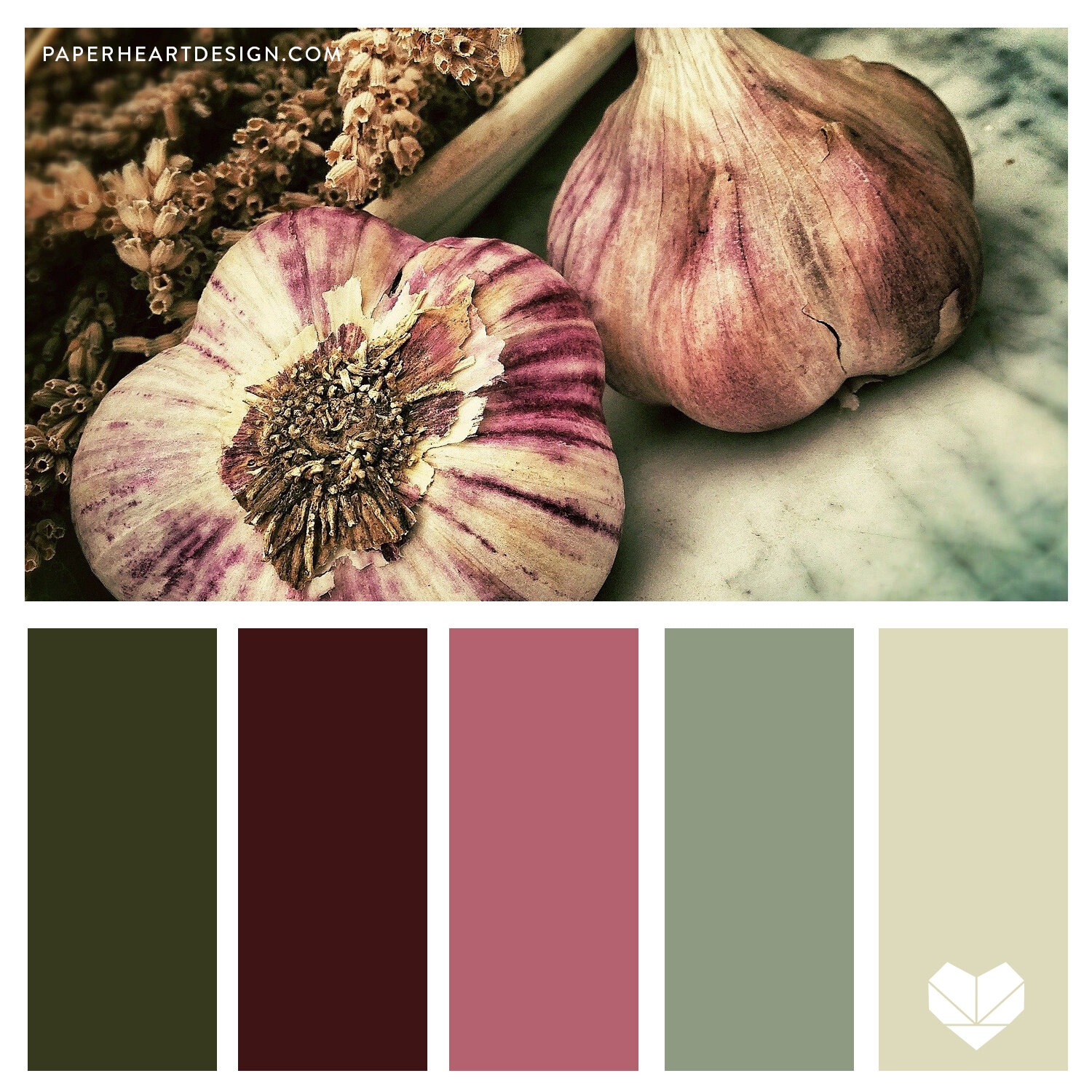 Color Palette: Herbs + Spices Earth Tones — Paper Heart Design
