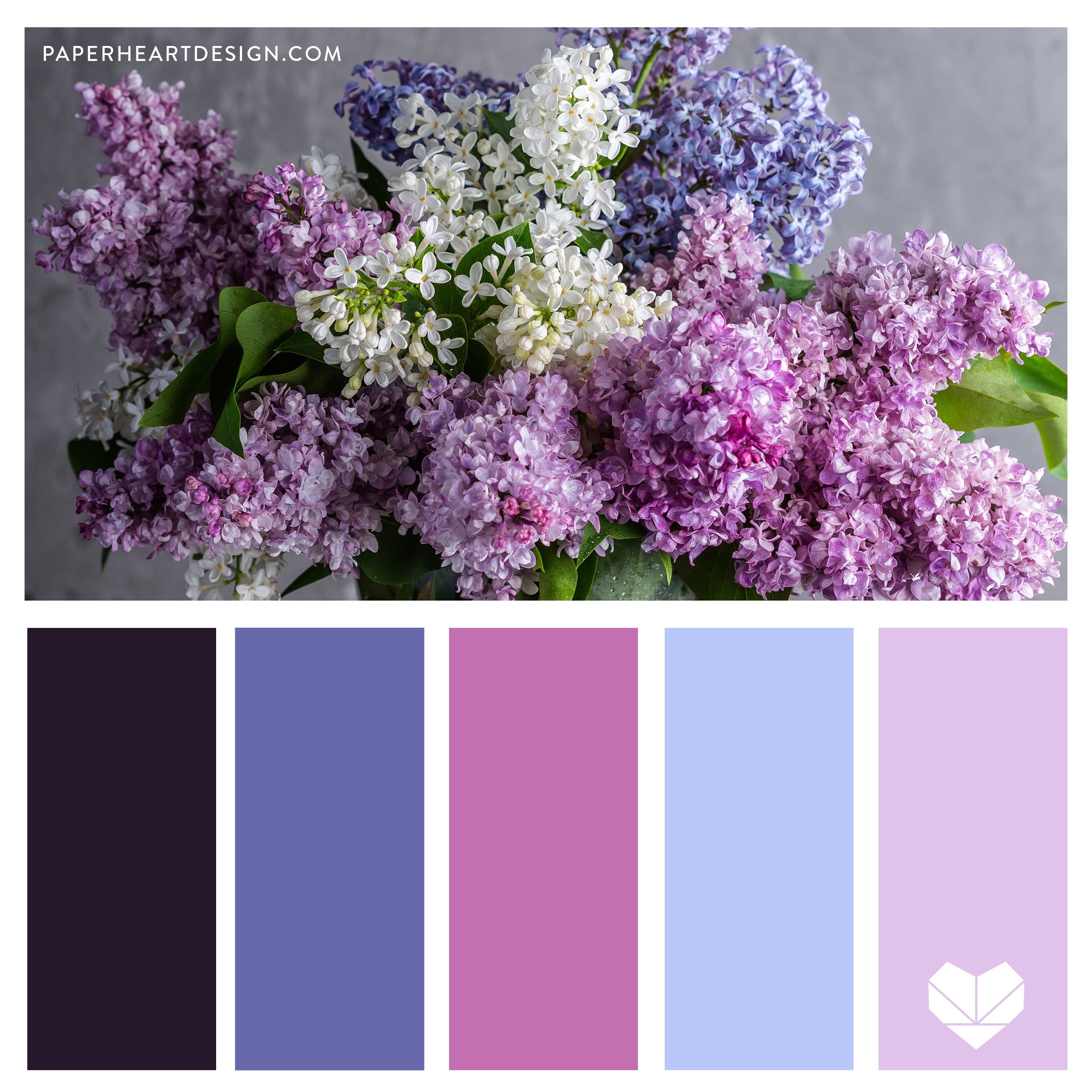 Color Palette: Very Peri Pantone 2022 Color of the Year — Paper Heart ...