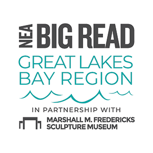 This project was possible because of the NEA Big Read Great Lakes Bay Region Public Art Project