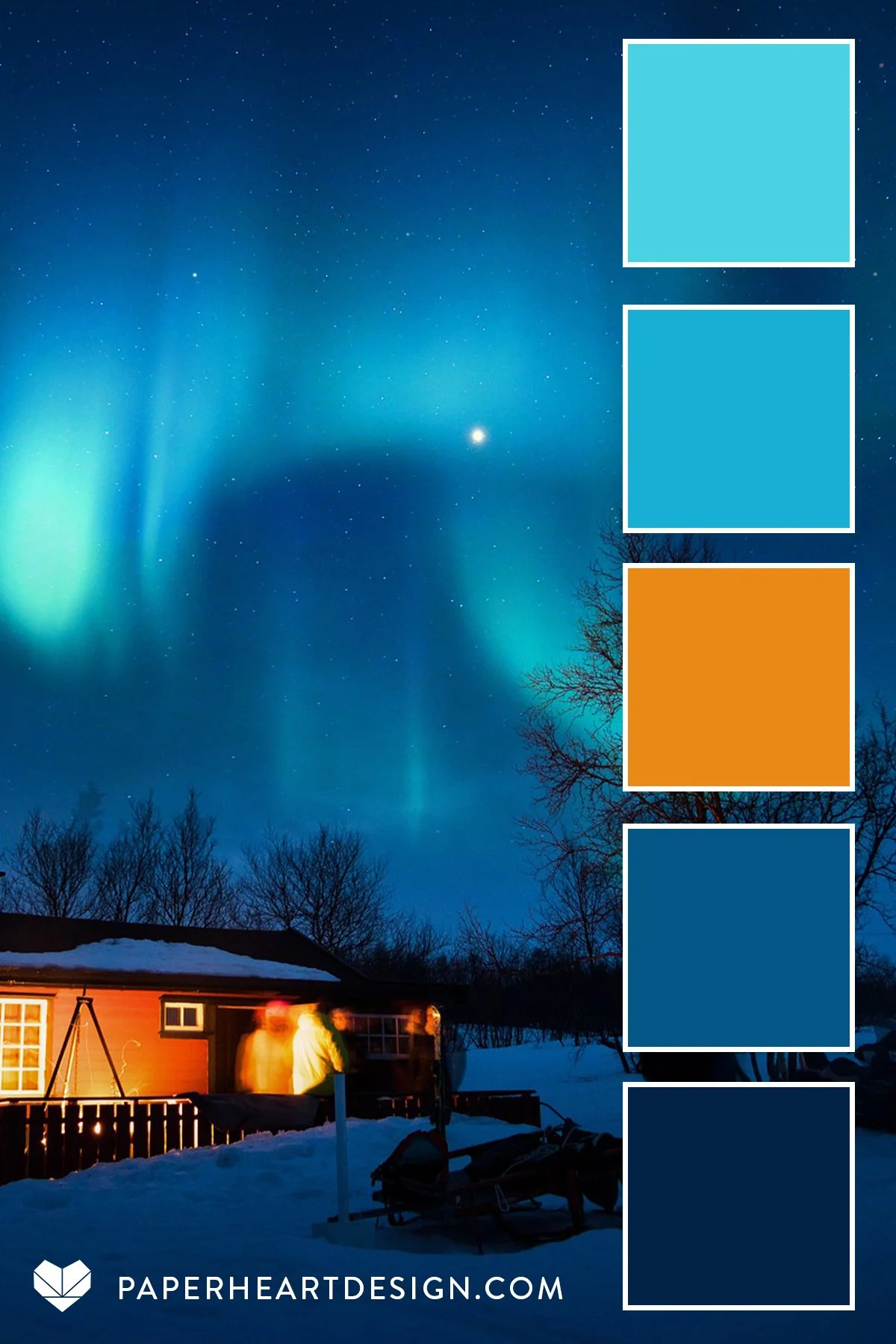 Color Palette: Northern Lights — Paper Heart Design Co.
