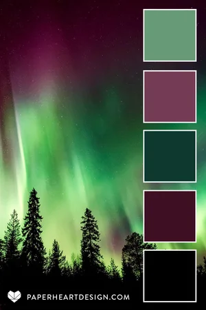 Color Palette: Northern Lights — Paper Heart Design Co.