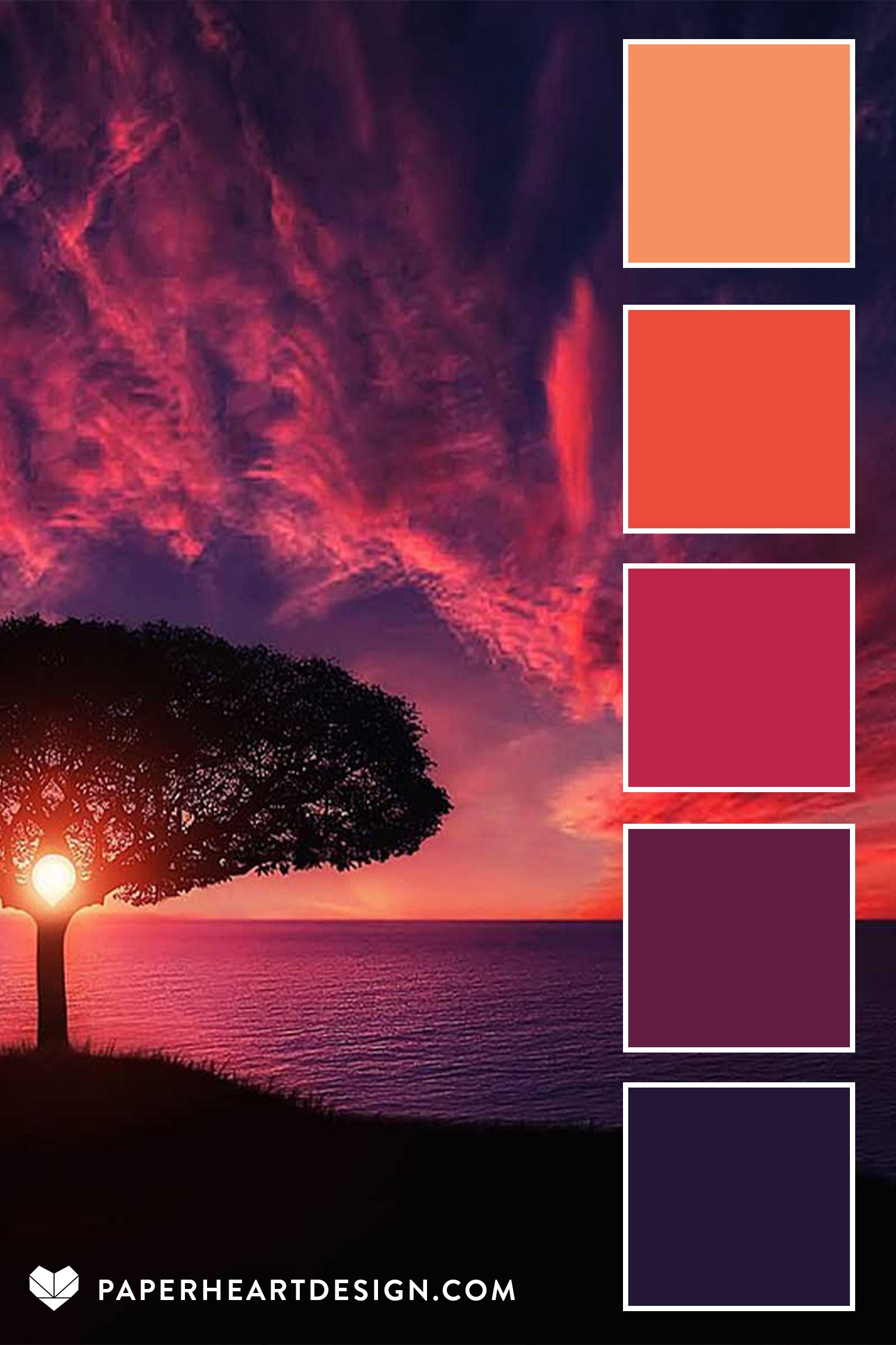 Color Palette: Viva Magenta Pantone 2023 Color of the Year — Paper