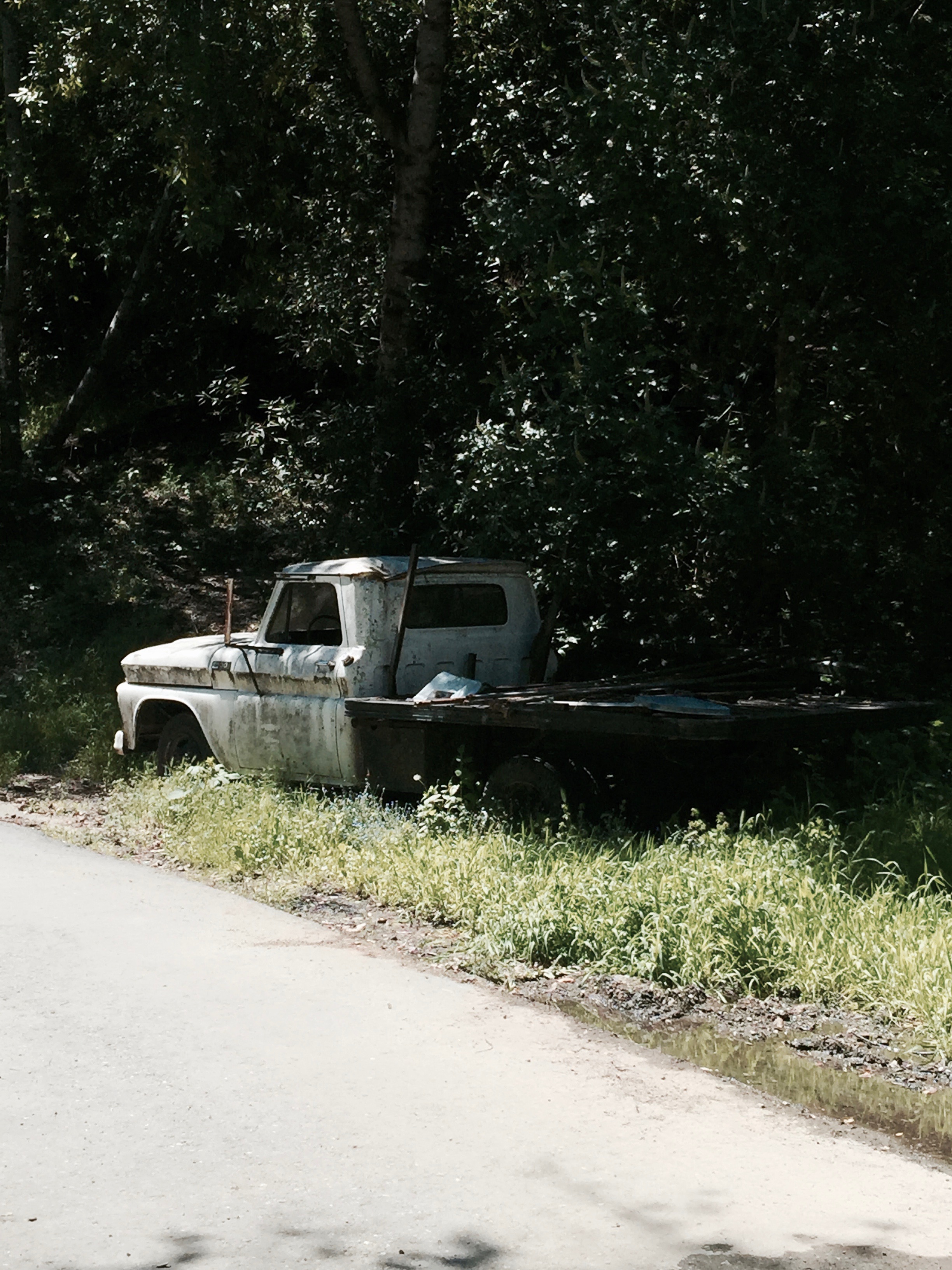 The road to Holy City is paved with dying trucks.
