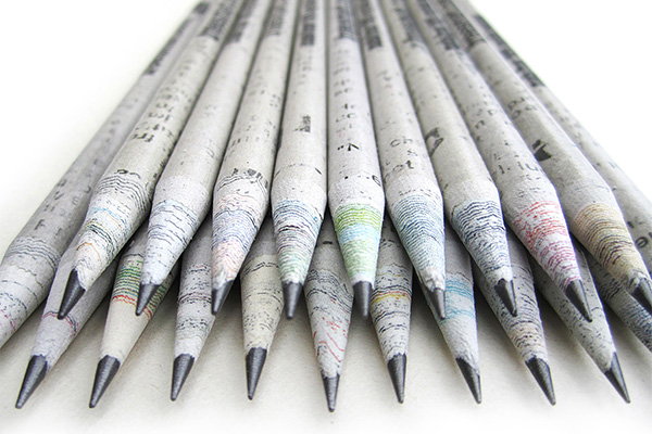 Recycle Newpaper Pencil.jpg