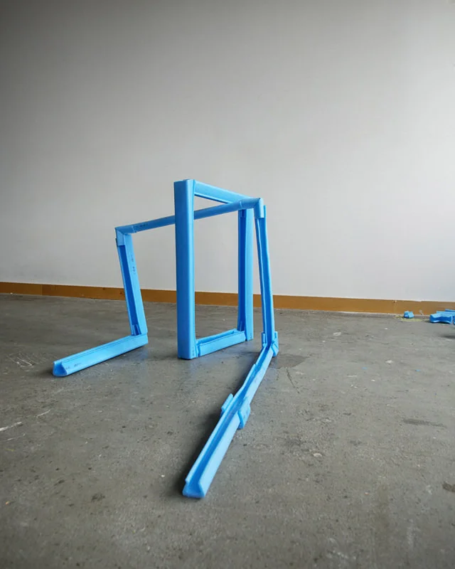   Blue Foam , 2013 Inkjet Print, 28 x 35cm Studio Studies, Amanda Arcuri 