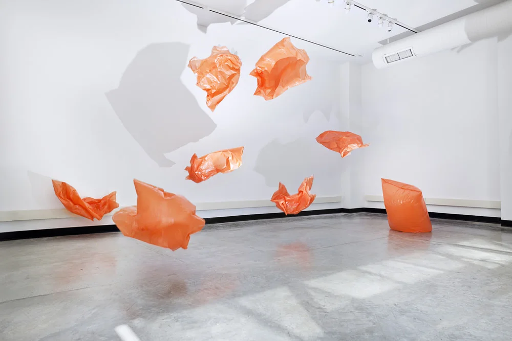   Orange Bags , 2014 Inkjet Print, 40 x 26in Studio Studies, Amanda Arcuri 