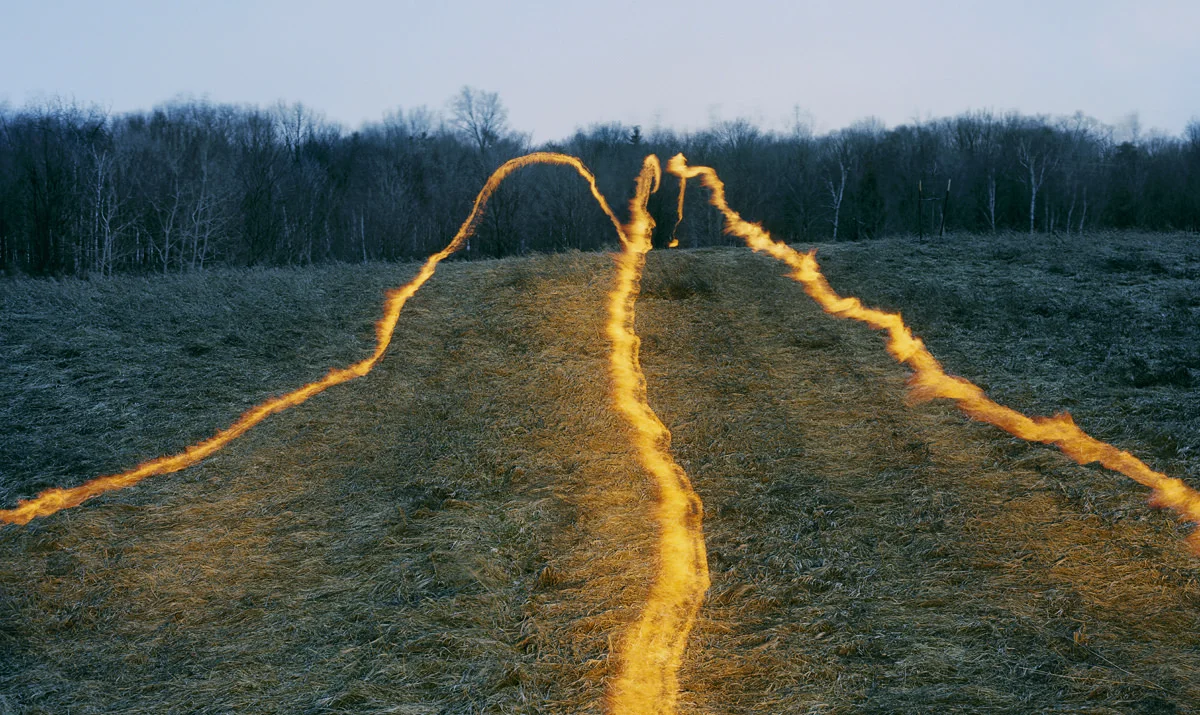 Fire Lines, 2009 Chromogenic Print, 50 x 30 in (ed. 10) Land and Sky, Amanda Arcuri