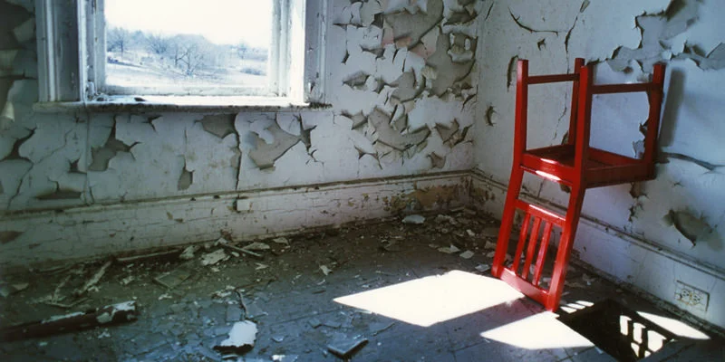 House, 2006 Traditional Chromogenic Print, 13 x 6in (ed. 15) Red Chair, Amanda Arcuri