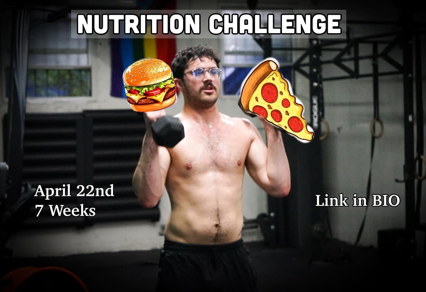 Howdy everyone! 
We&rsquo;re starting out Nutrition Challenge next Monday! If you&rsquo;re not excited yet, you SHOULD BE!! 😉

What we will been doing these 7 weeks: 💪🥬

1. Set attainable, realistic, weekly goals
2. Weekly check-ins to keep you ac