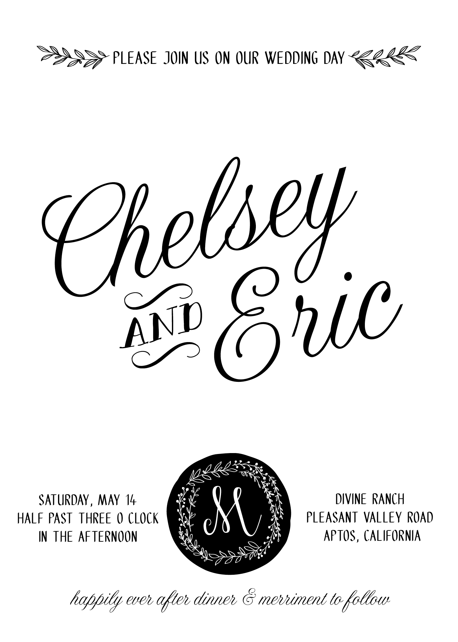 WEDDING INVITATION + EVENT PLANNING